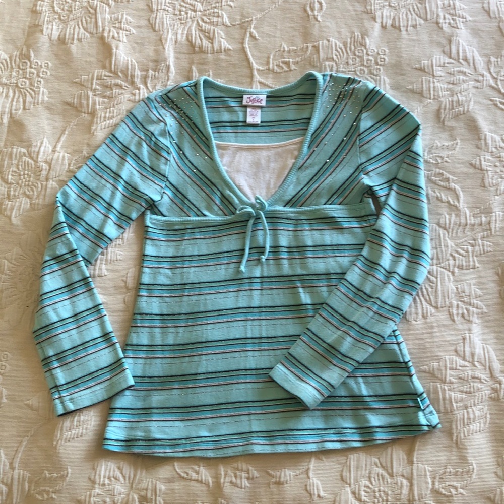 Girls Justice Sparkly long-Sleeve Top
